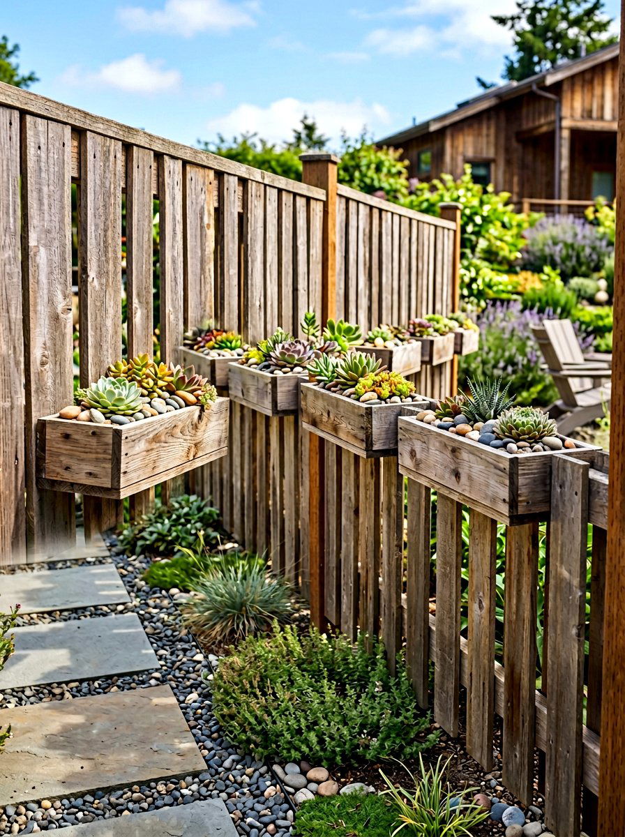 Pallet Fence Decor - 25 Pallet Garden Art Ideas