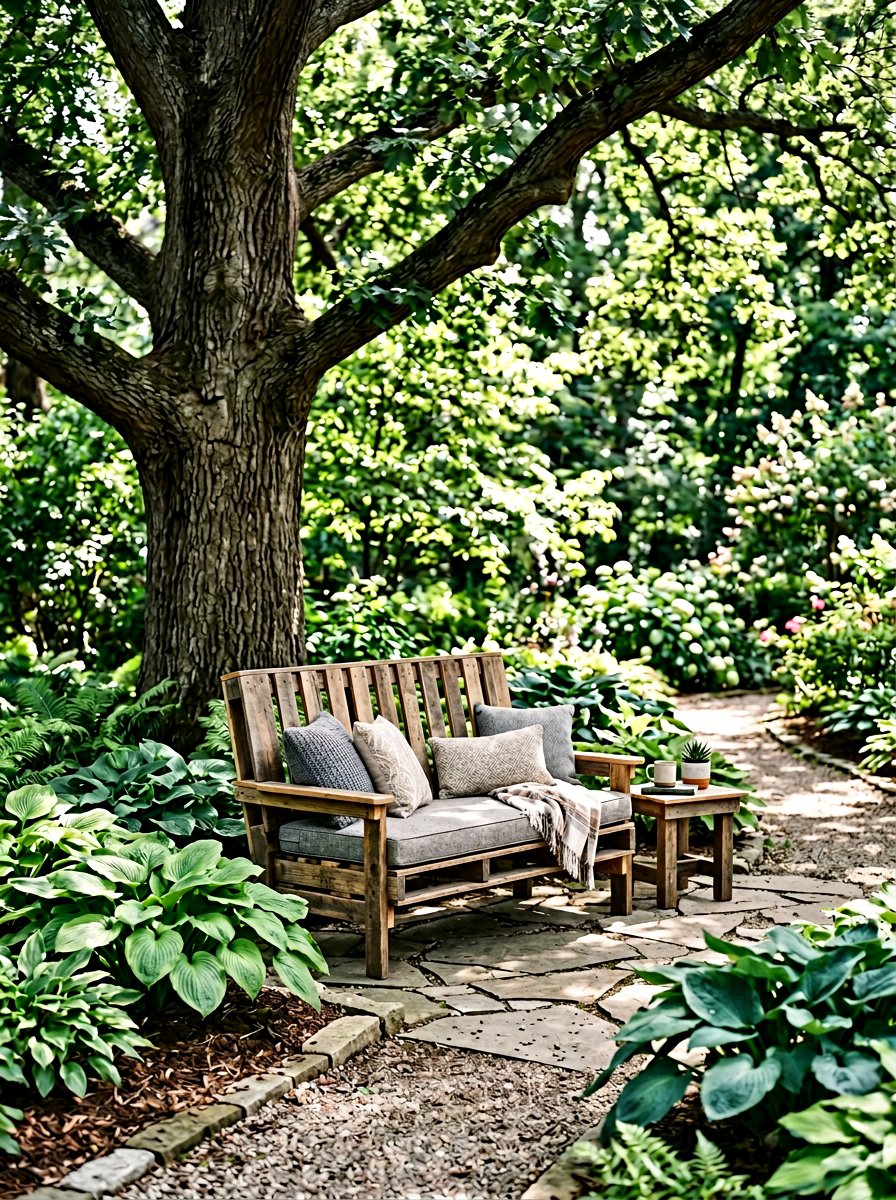 Pallet Garden Bench - 25 Pallet Garden Art Ideas