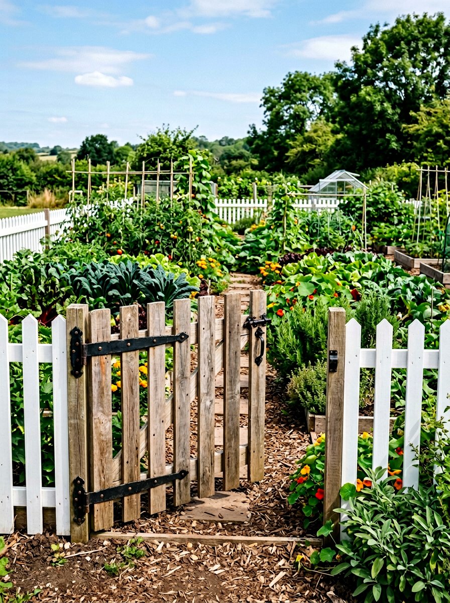 Pallet Garden Gate - 50 Outdoor Pallet Projects