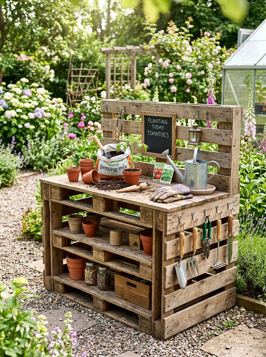25 Pallet Garden Tool Organizer Ideas for Your Shed