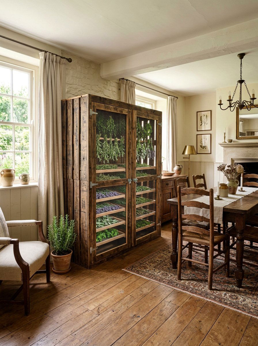 Pallet Herb Drying Cabinet - 25 Pallet Herb Drying Rack Ideas