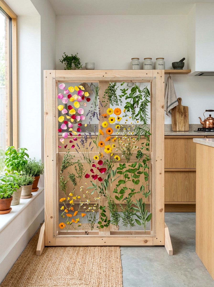 Pallet Herb Drying Screen - 25 Pallet Herb Drying Rack Ideas