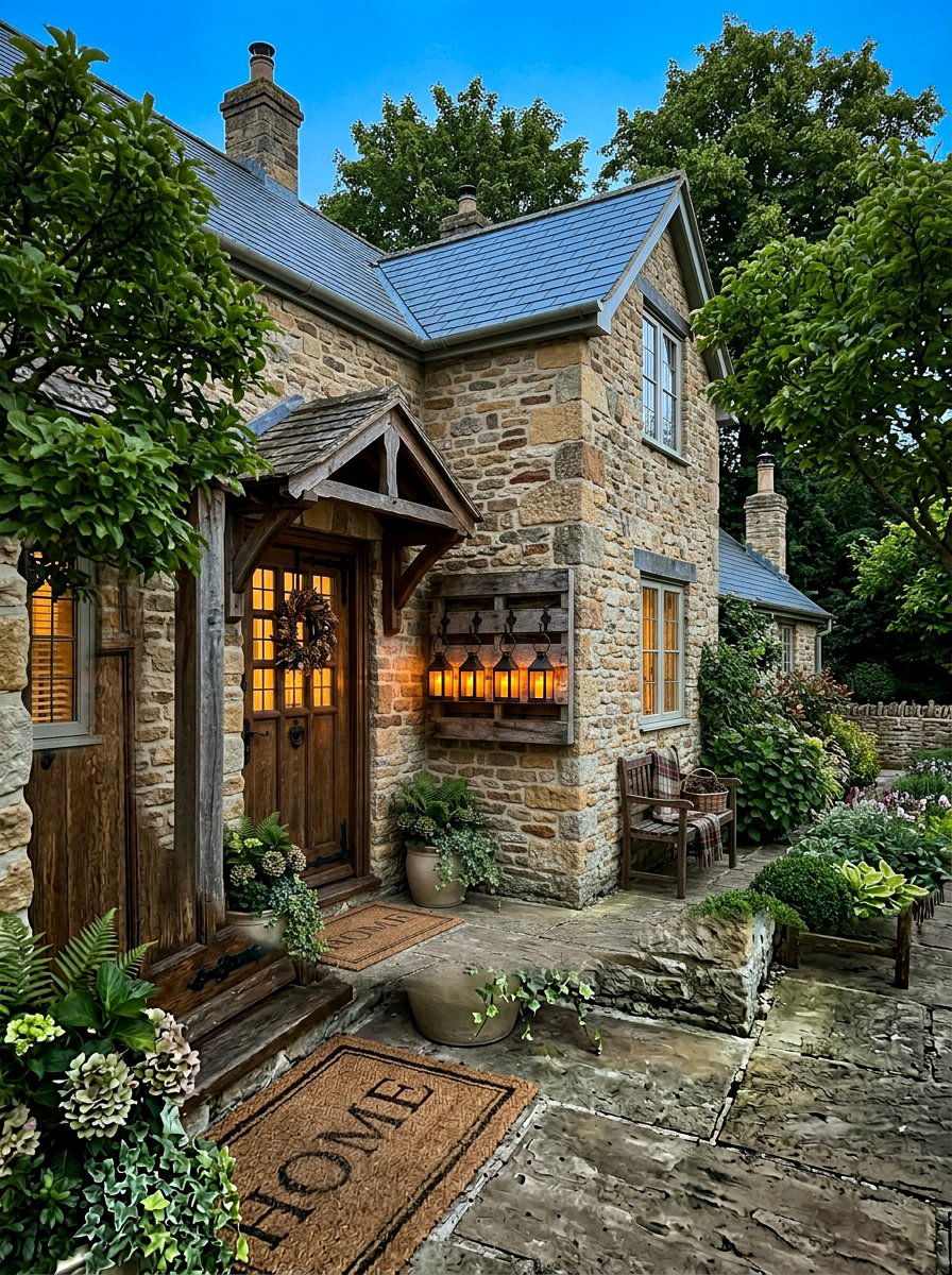 Pallet Lantern Hanger - 25 Pallet Outdoor Wall Art Ideas