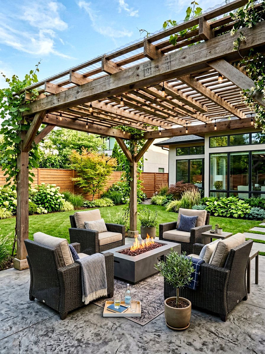 Pallet Pergola For Patio - 25 Pallet Pergola Ideas