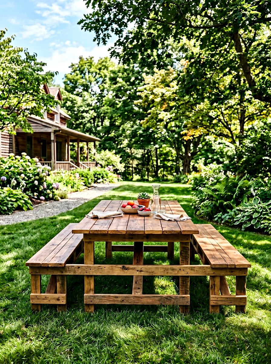Pallet Picnic Table - 50 Outdoor Pallet Projects