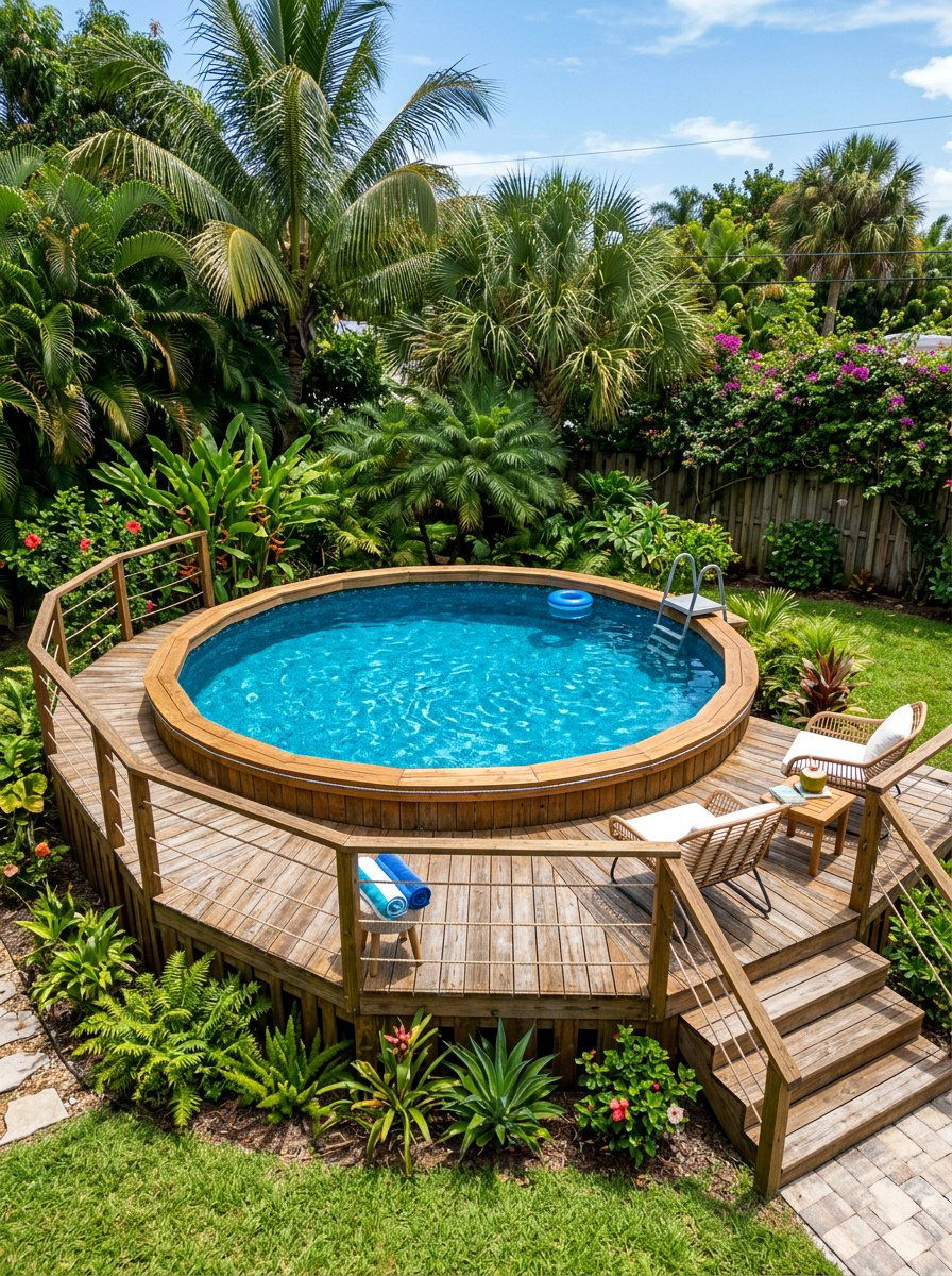 Pallet Pool Deck Accent - 25 Pallet Solar Light Holder Ideas