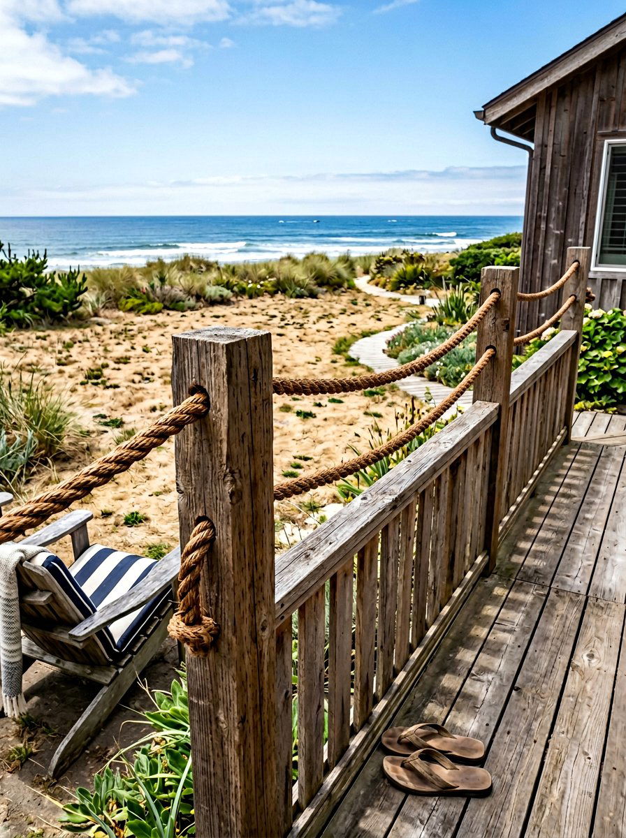 Pallet Railing With Rope - 25 Pallet Deck Railing Ideas