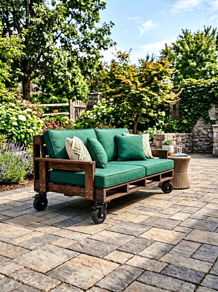 25 Cozy Pallet Outdoor Sofa Ideas for Your Patio or Deck