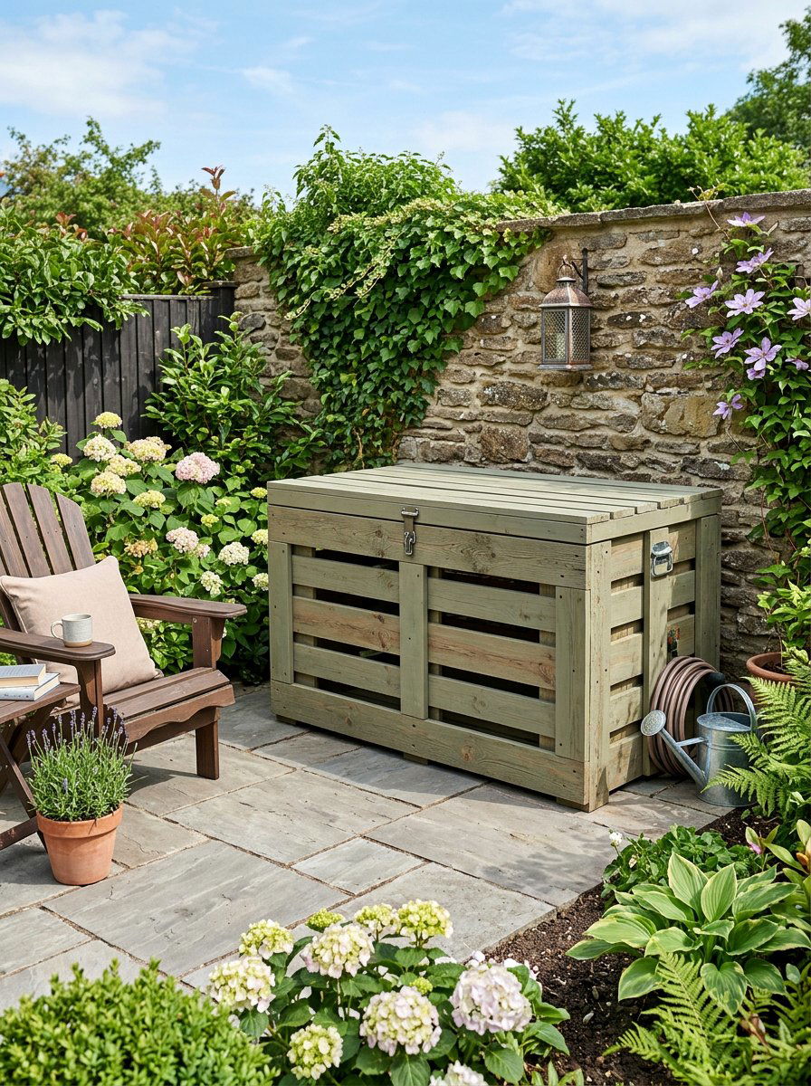Pallet Storage Box - 50 Outdoor Pallet Projects