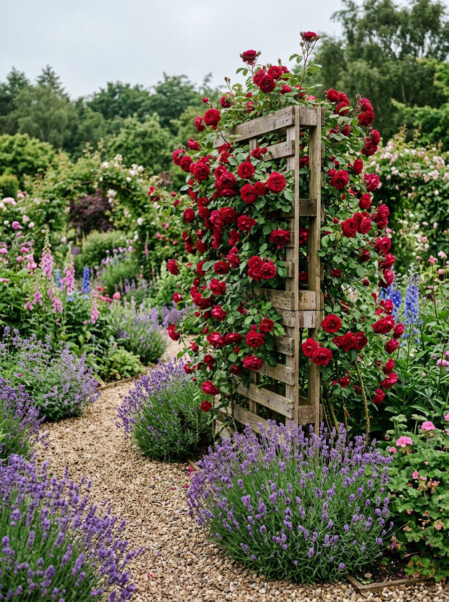 Pallet Trellis For Roses - 25 Pallet Trellis for Climbing Plants Ideas