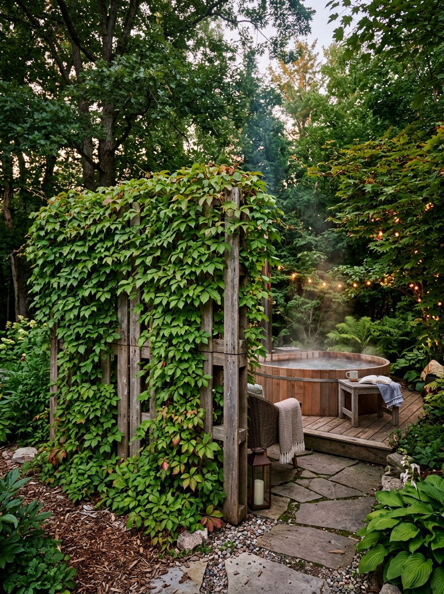 Pallet Trellis Privacy Screen - 25 Pallet Trellis for Climbing Plants Ideas