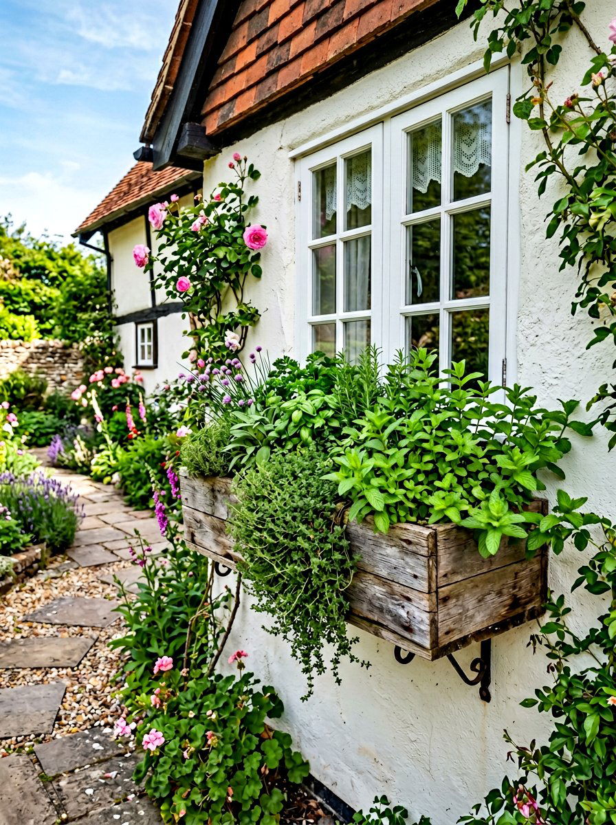 Pallet herb garden window box - 25 Pallet Vertical Herb Garden Ideas