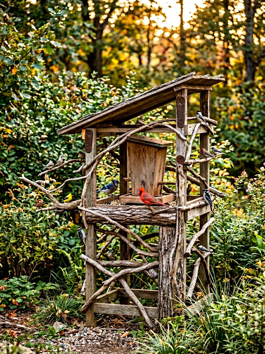 Perch Bird Feeder - 25 Pallet Bird Feeder Ideas