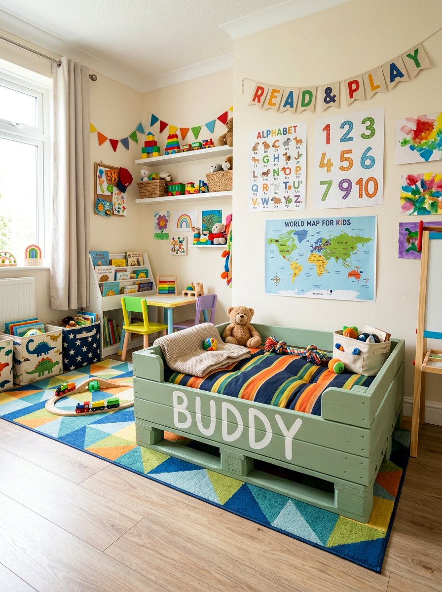 Personalized Pallet Dog Bed - 25 pallet dog bed ideas