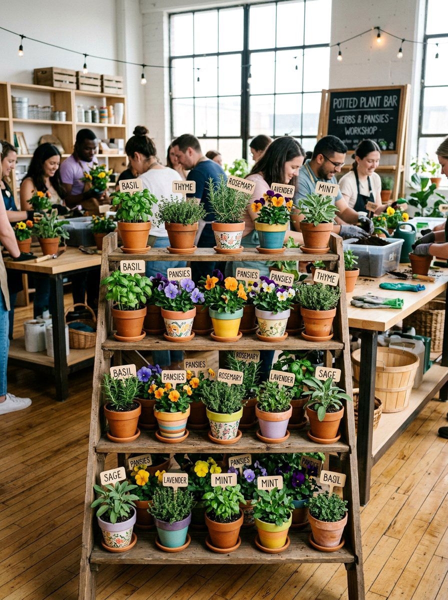 Potted Plant Bar - 25 bloom bar ideas