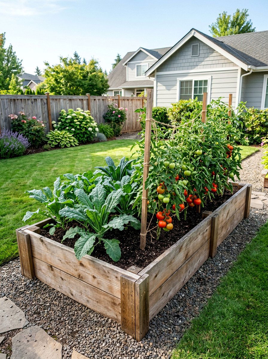 Raised Pallet Garden Bed - 25 Pallet Planter Box Ideas