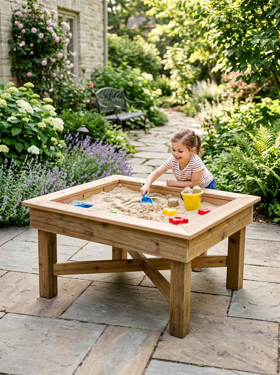 Raised Pallet Sandbox - 25 Pallet Sandbox for Kids Ideas