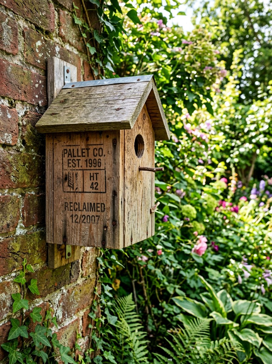 Reclaimed Wood Birdhouse - 25 Pallet Birdhouse Ideas