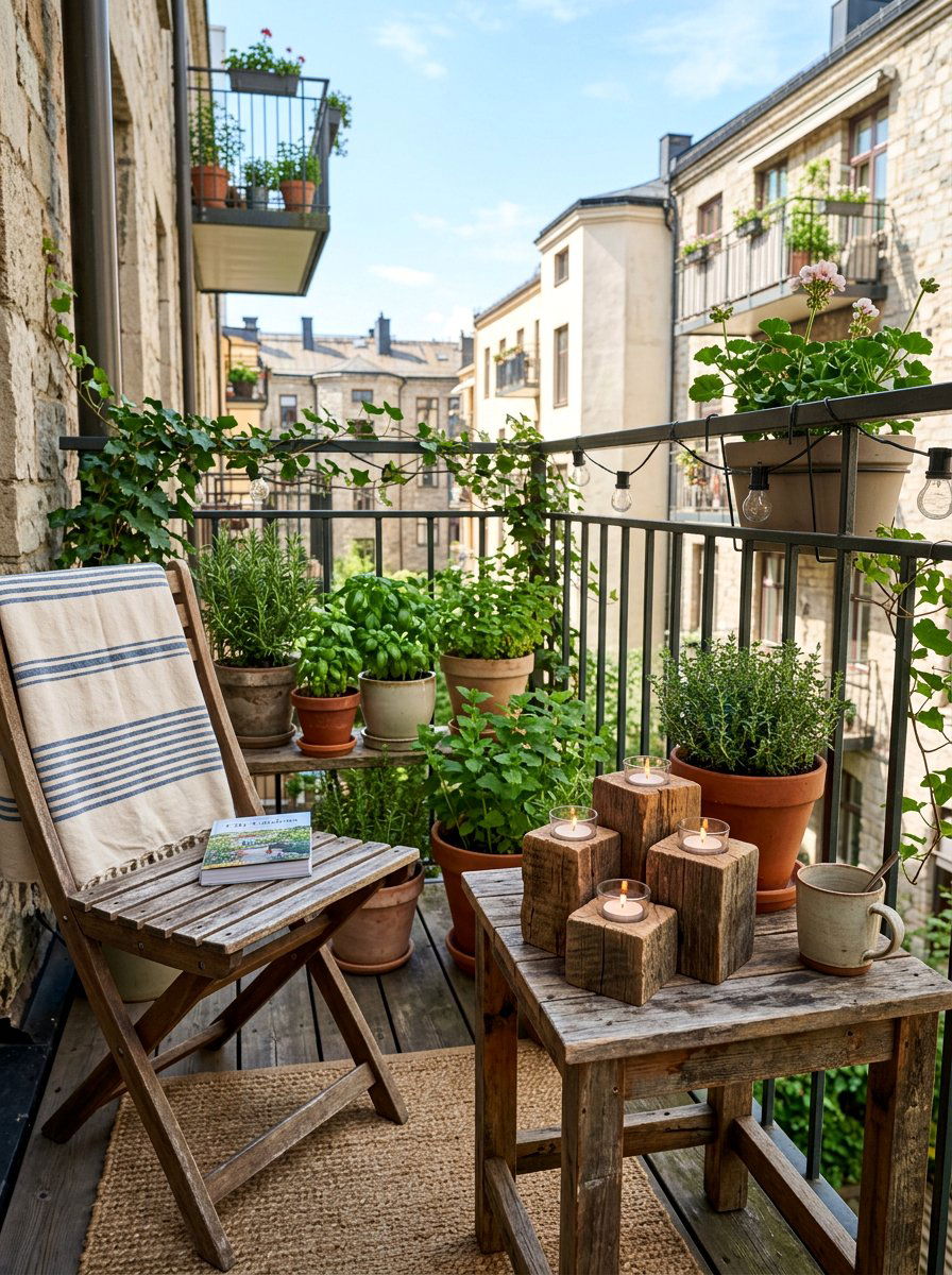 Recycled Wood Votive Holder - 25 Pallet Outdoor Candle Holder Ideas