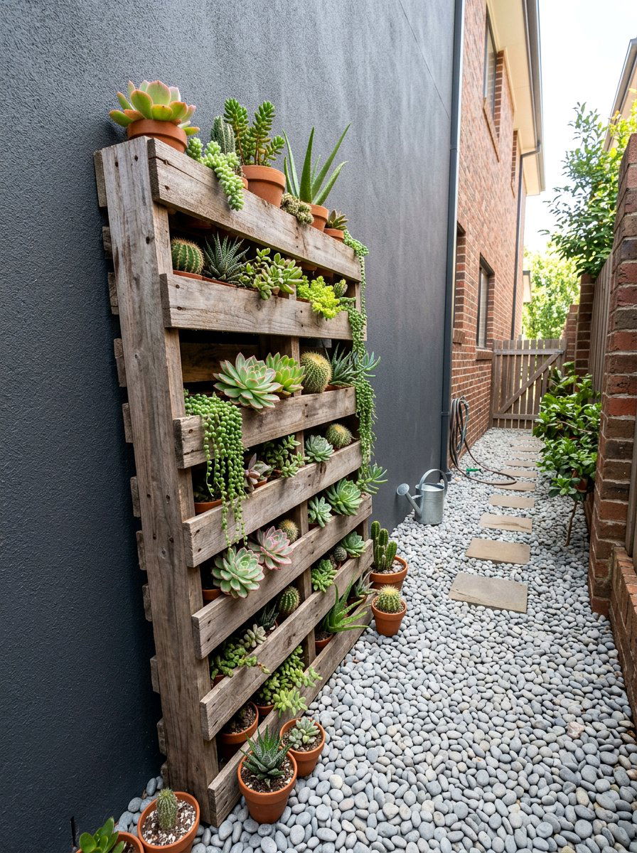 Recycled pallet garden for small space - 25 Pallet Raised Garden Bed Ideas