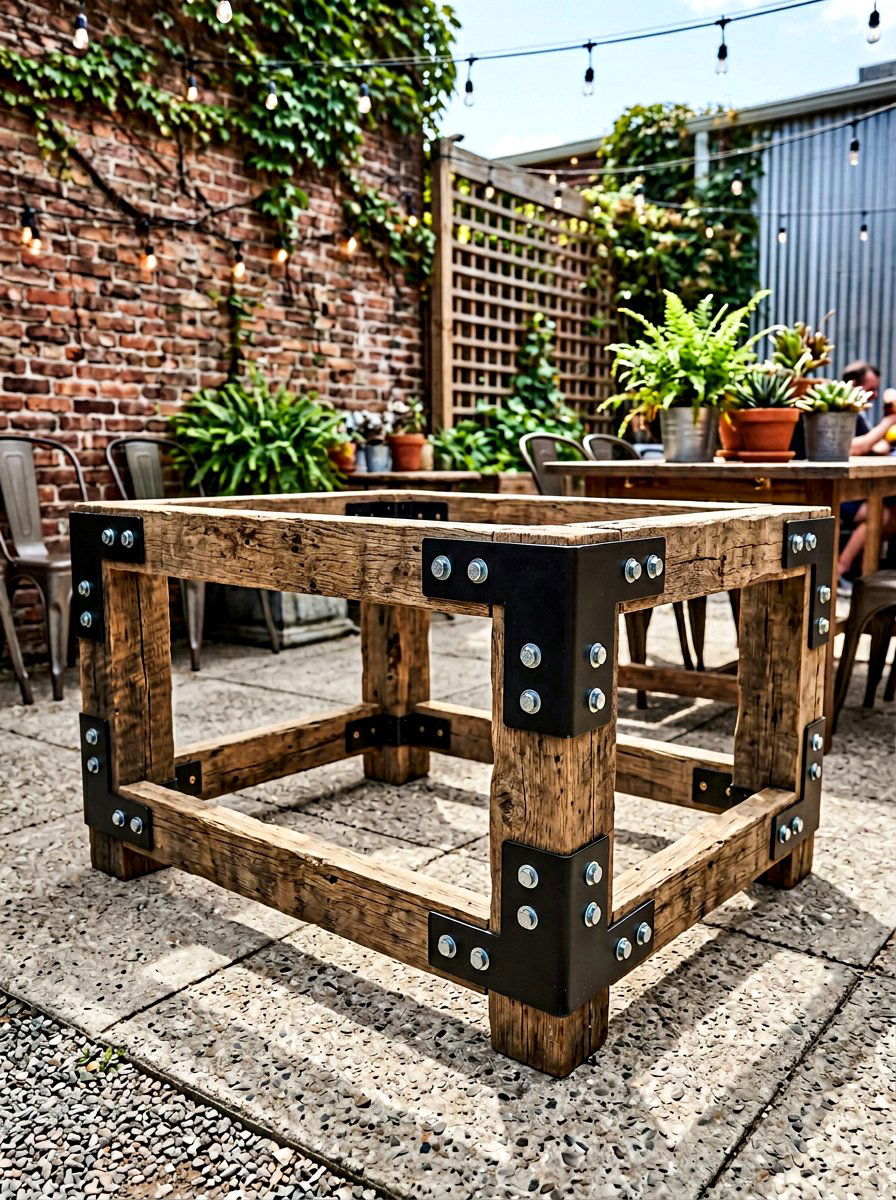 Reinforced Pallet Wood Frame - 25 Pallet Hammock Stand Ideas