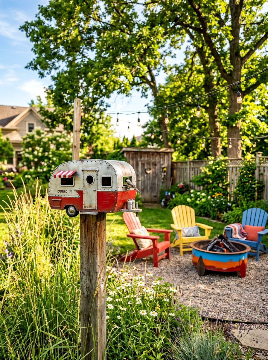 Retro Camper Bird House - 25 unique bird houses