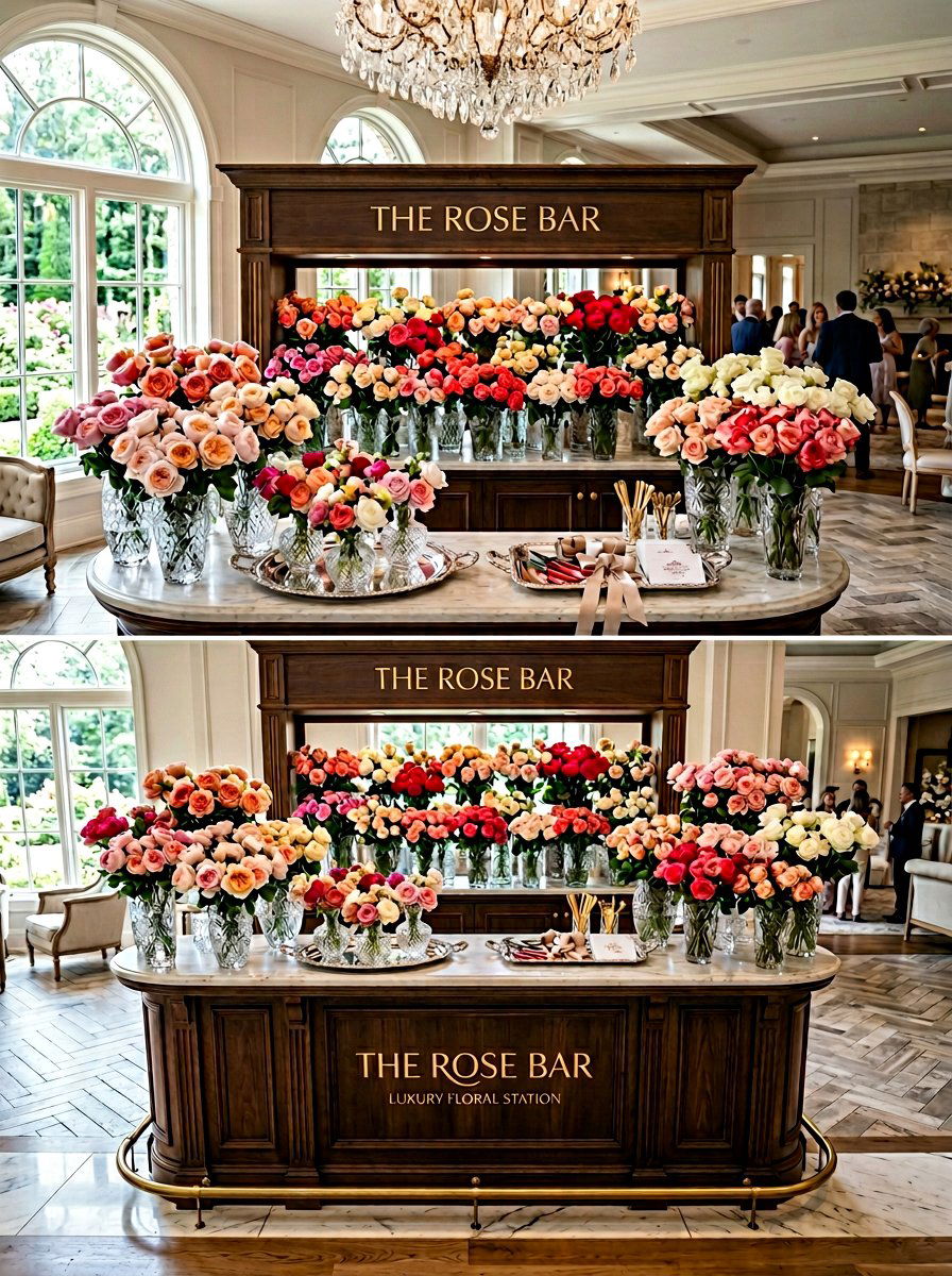 Rose Bar - 25 bloom bar ideas