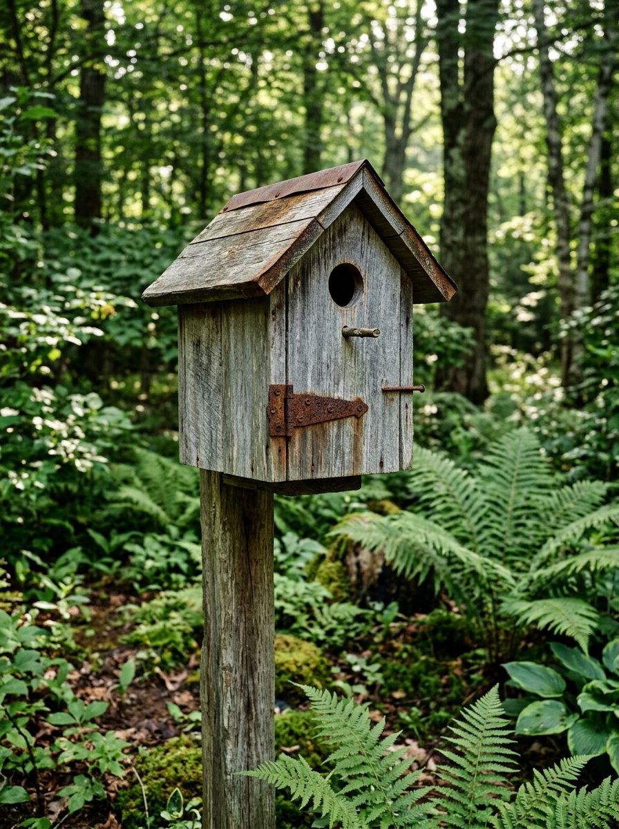 Rustic Birdhouse - 25 Pallet Birdhouse Ideas