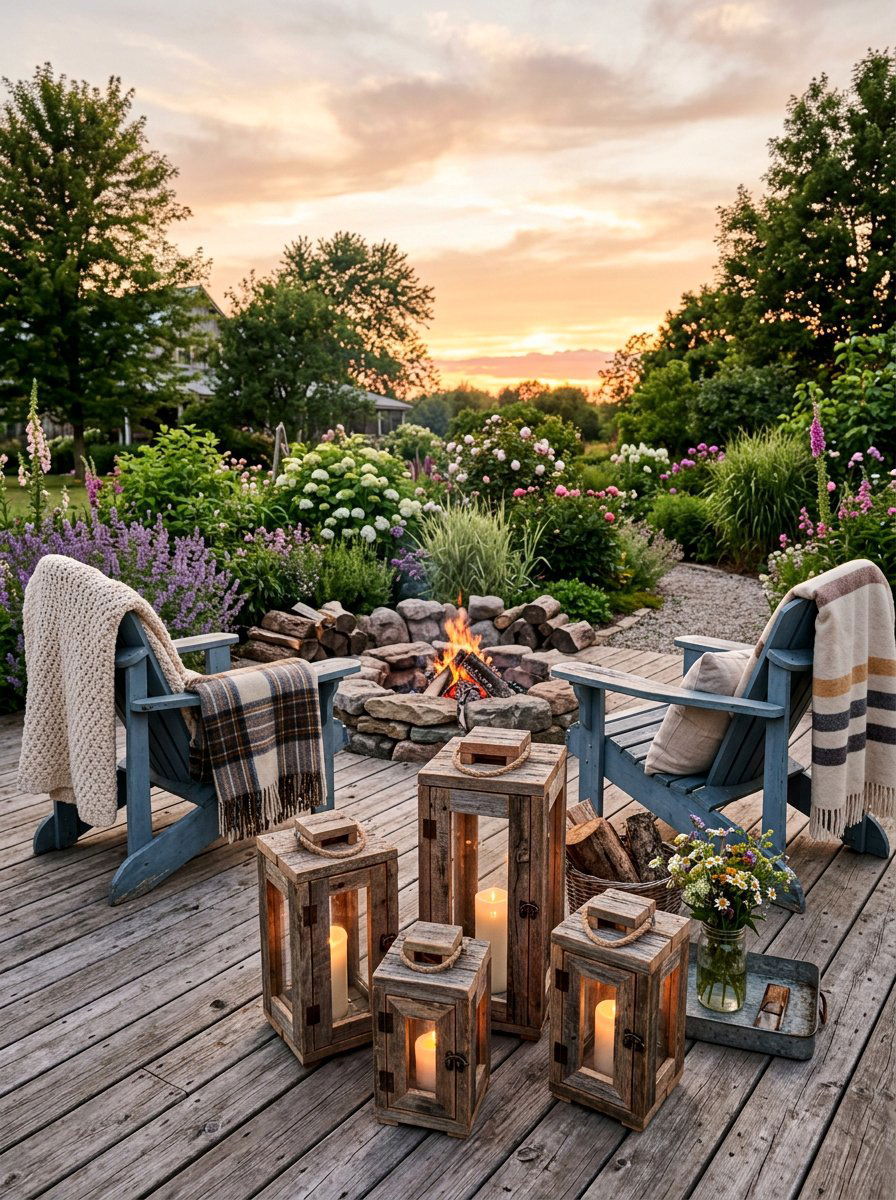 Rustic Pallet Lantern - 25 Pallet Lantern for Garden Ideas