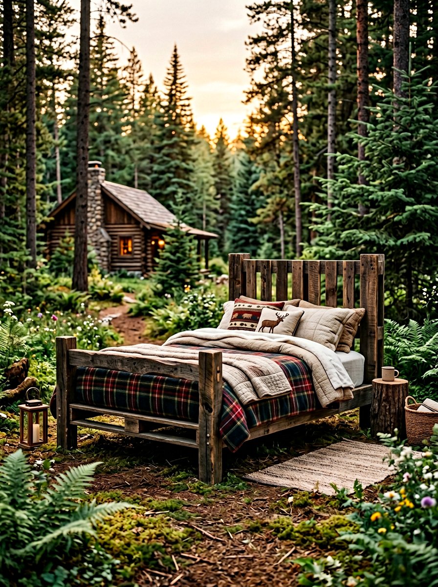 Rustic Wood Toddler Bed - 25 Pallet toddler bed ideas