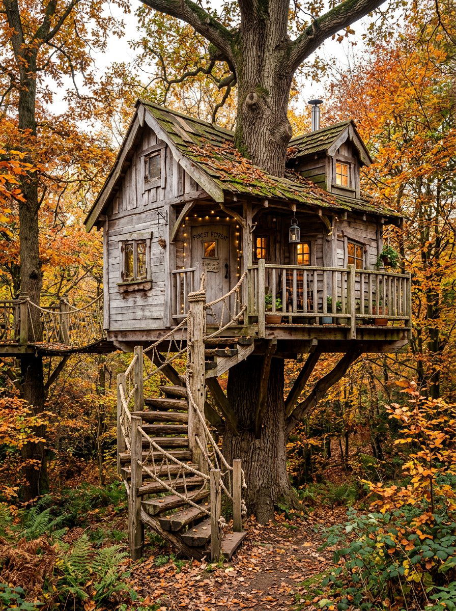 Rustic pallet wood tree house - 25 Pallet Tree House Platform Ideas