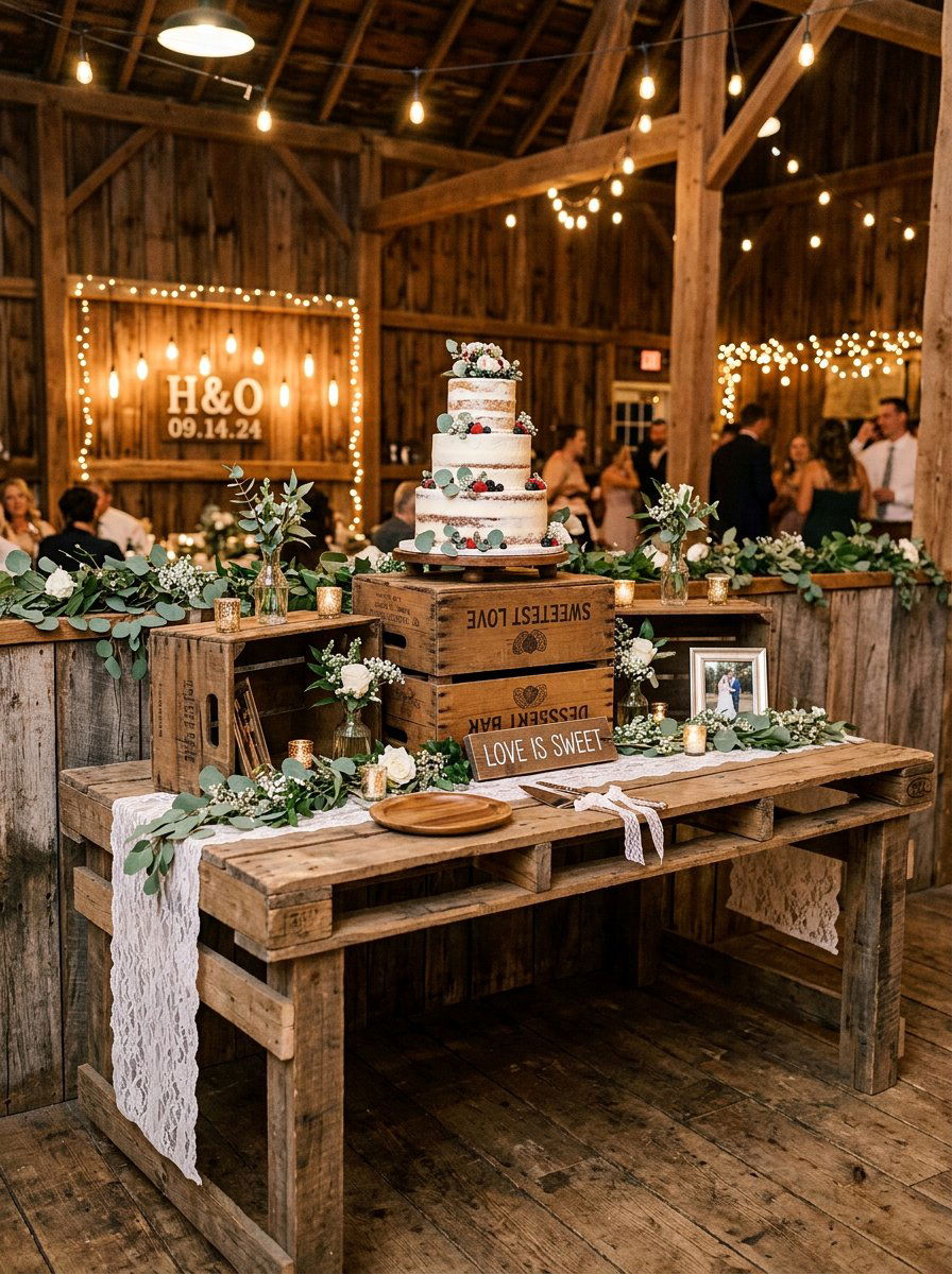 Rustic wedding pallet table - 25 Pallet Picnic Table Ideas