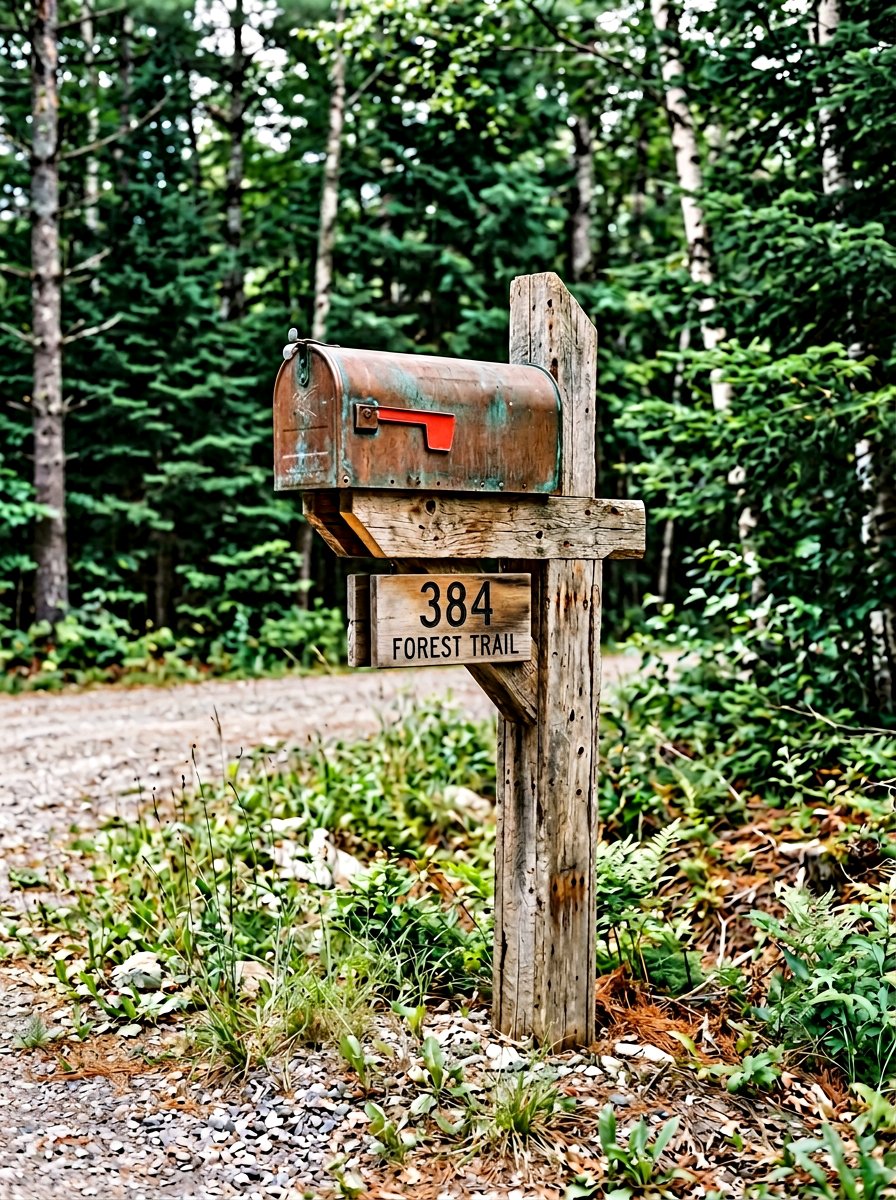 Rustic wood pallet mailbox post - 25 Pallet Mailbox Post Ideas