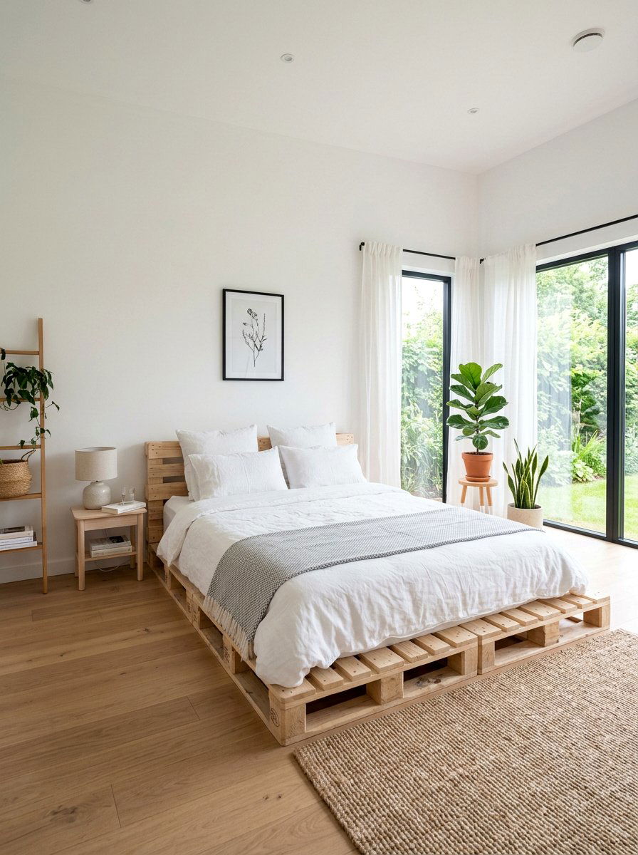 25 Full Size Pallet Bed Ideas for a Trendy and Stylish Bedroom