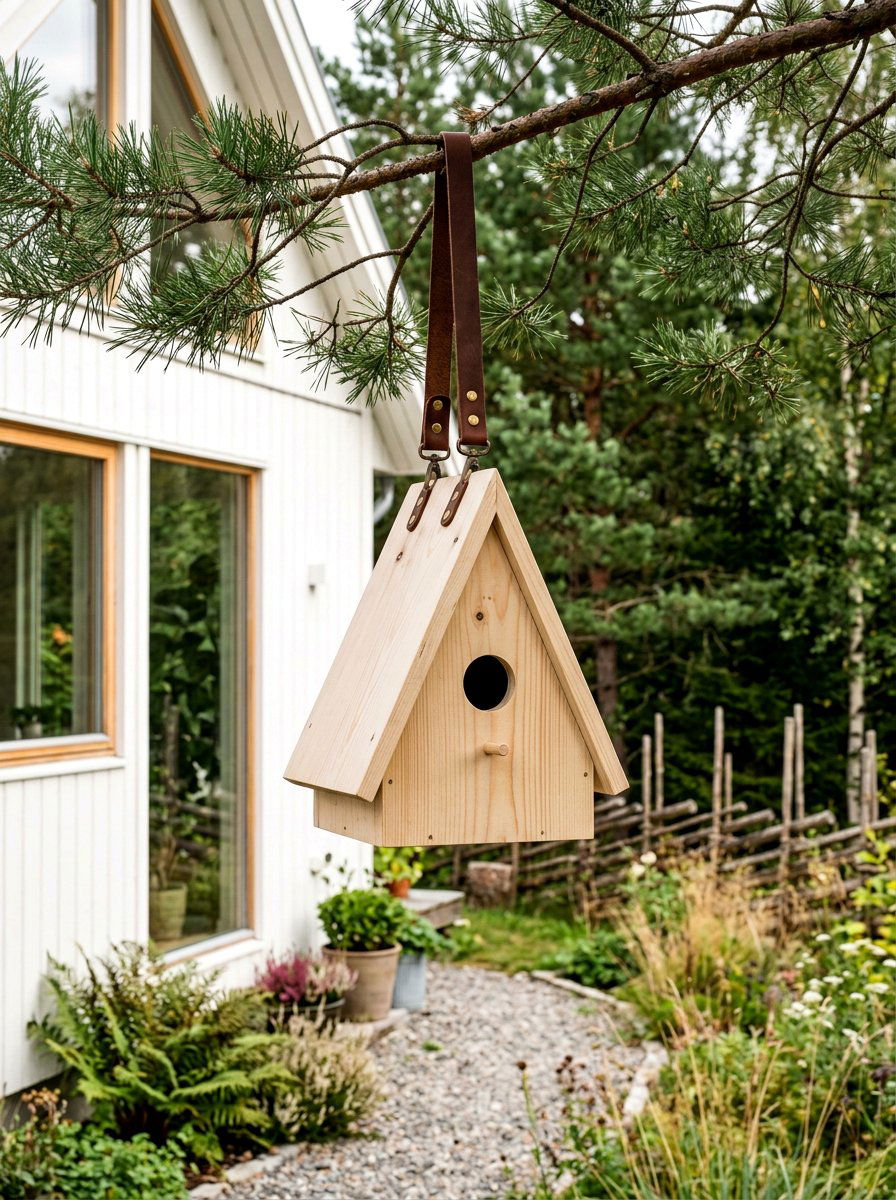 Scandinavian style birdhouse - 25 unique birdhouse designs