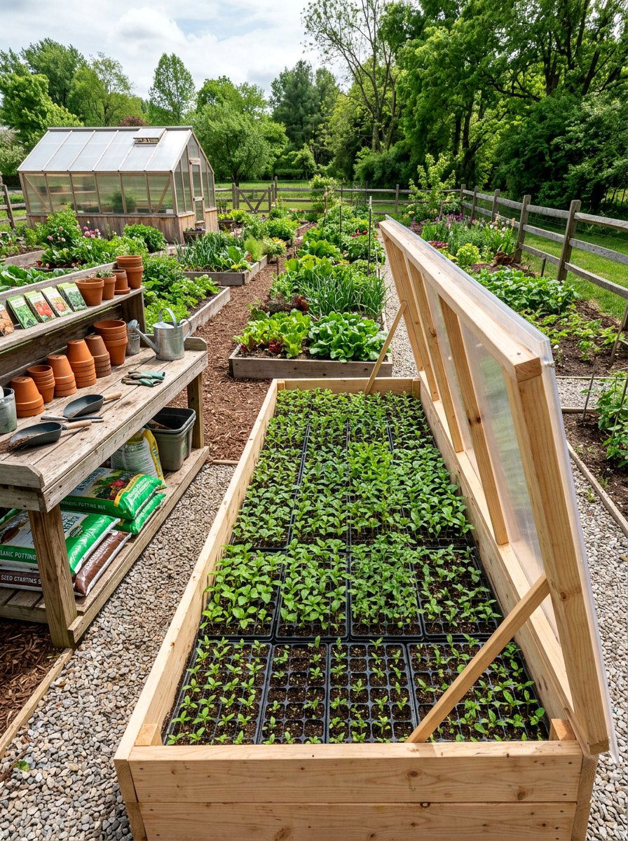 Seed starting pallet cold frame - 25 Pallet Cold Frame for Garden Ideas