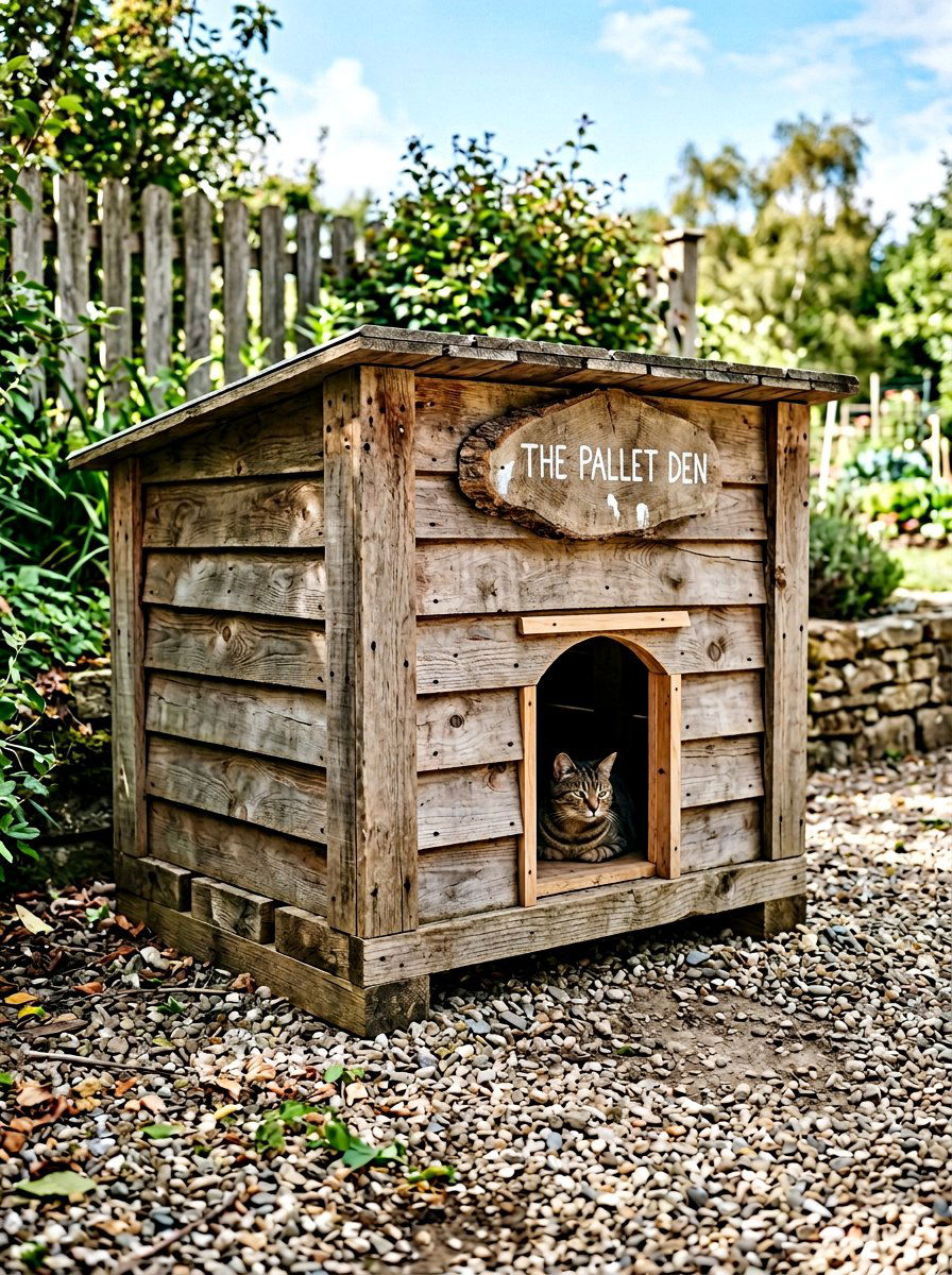 25 Pallet Cat Shelter Ideas for Outdoor Feral Cats