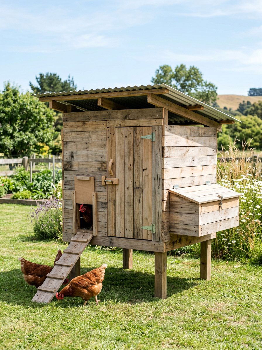 Simple Pallet Chicken Coop - 25 Pallet Chicken Coop Ideas
