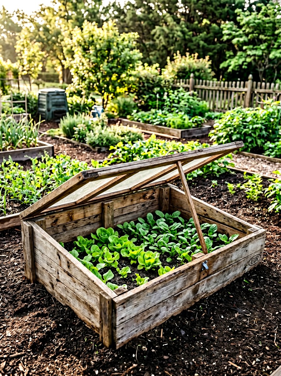 Simple wood pallet cold frame - 25 Pallet Cold Frame for Garden Ideas