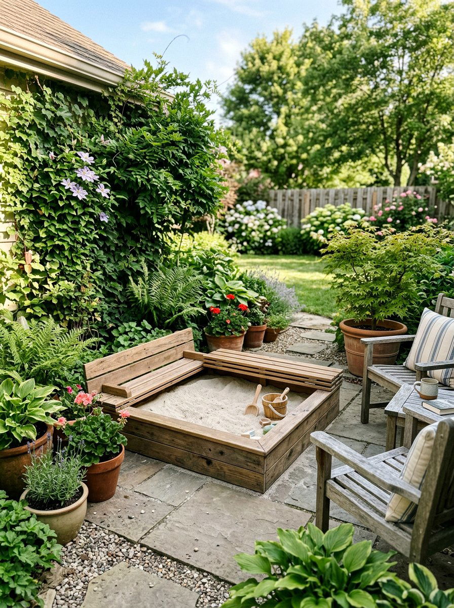 Small Backyard Pallet Sandbox - 25 Pallet Sandbox for Kids Ideas