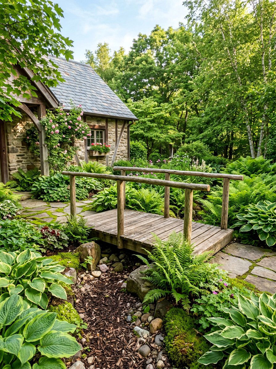 Small Garden Bridge - 25 Pallet Bridge for Garden Ideas