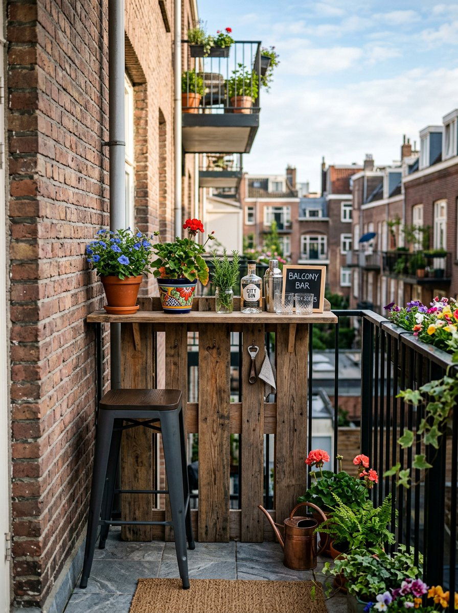 Small Pallet Bar - 25 Pallet Wine Bar for Patio Ideas
