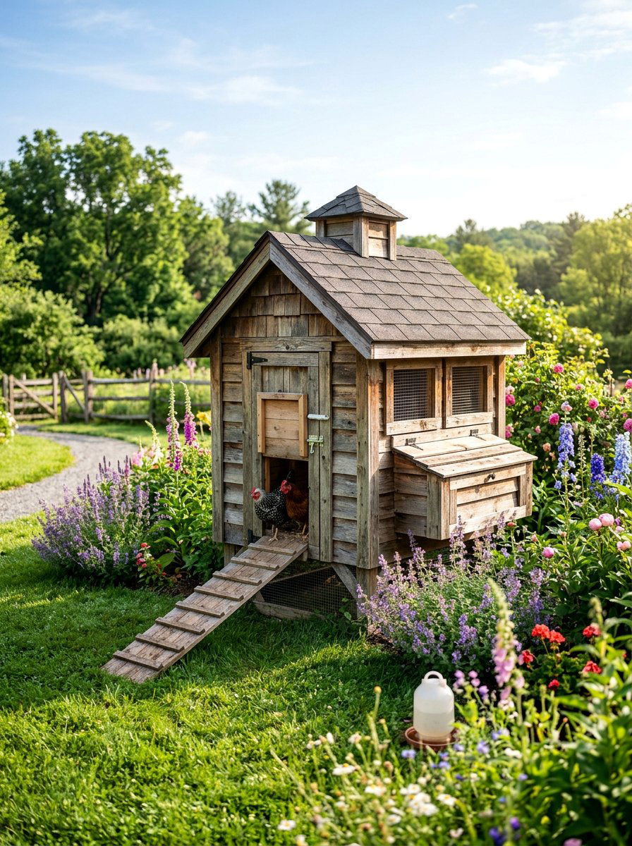 Small Pallet Chicken Coop - 25 Pallet Chicken Coop Ideas