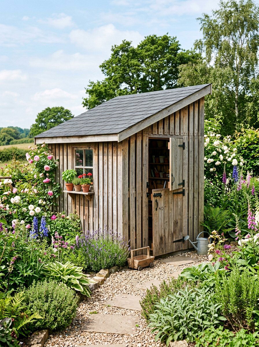 Small Pallet Garden Shed - 25 Pallet Tool Shed Ideas