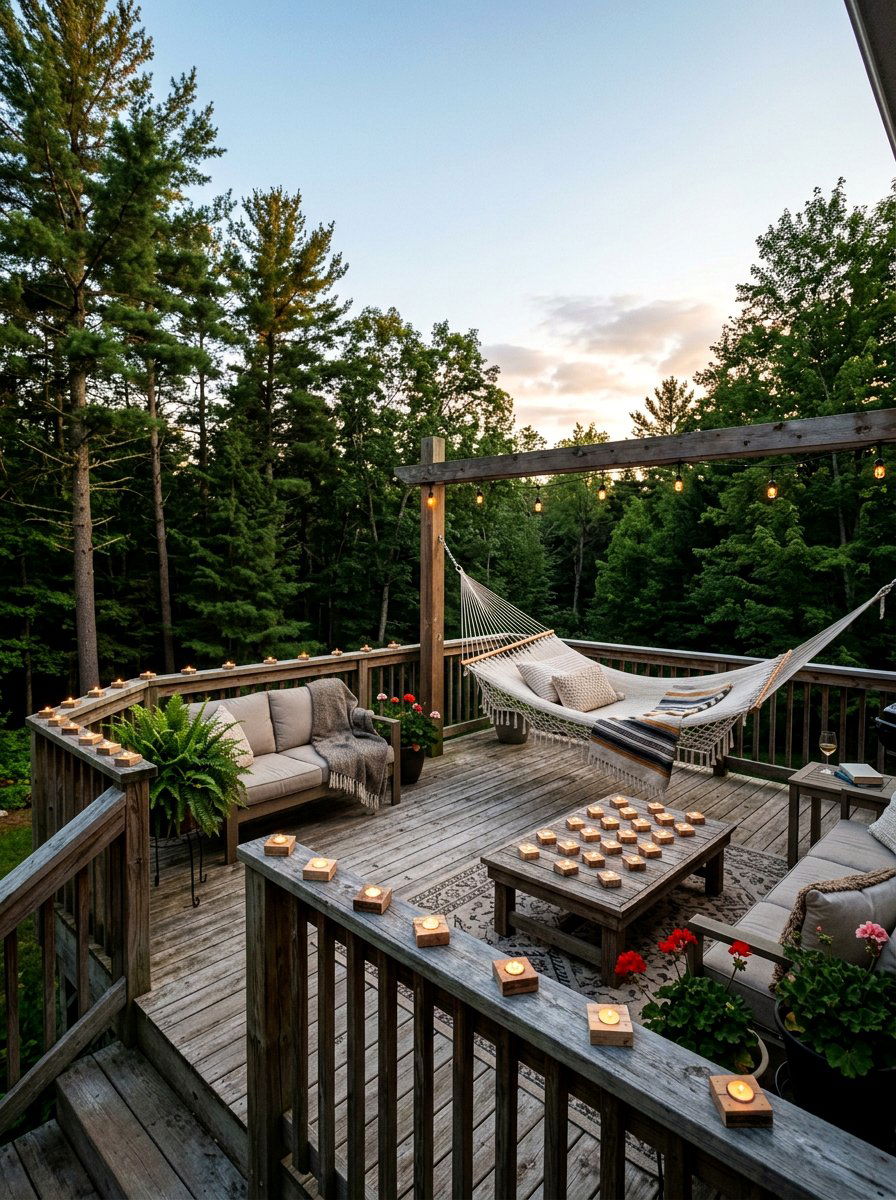 Small Pallet Tea Light Block - 25 Pallet Outdoor Candle Holder Ideas