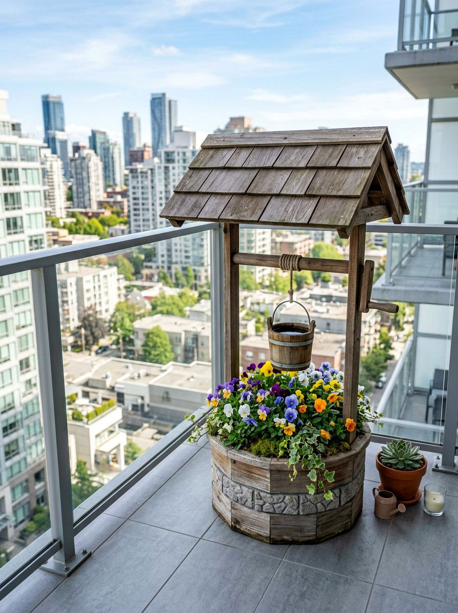 Small Patio Planter - 25 Pallet Wishing Well Planter Ideas