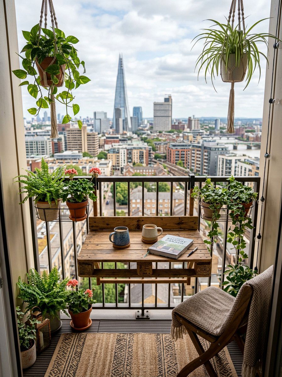 Small balcony pallet table - 25 Pallet Picnic Table Ideas