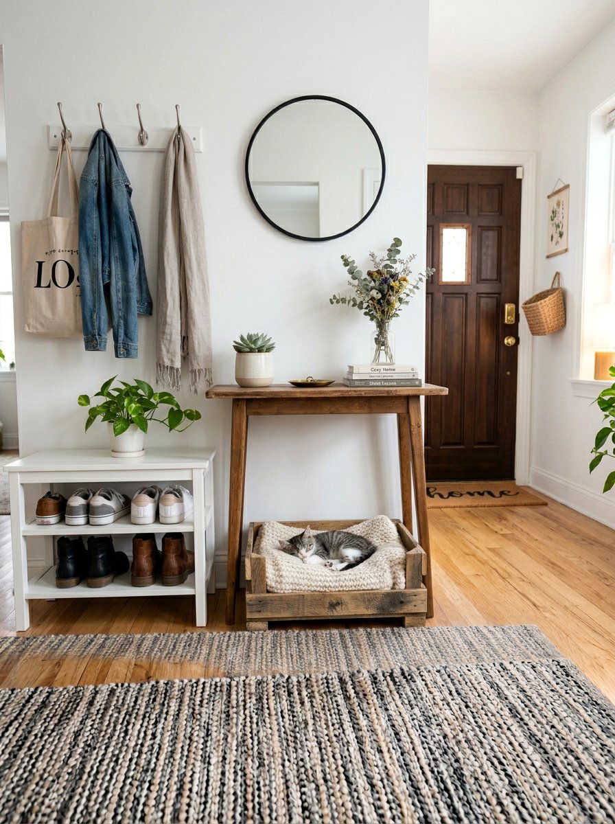 Small compact pallet bed - 25 pallet cat bed ideas