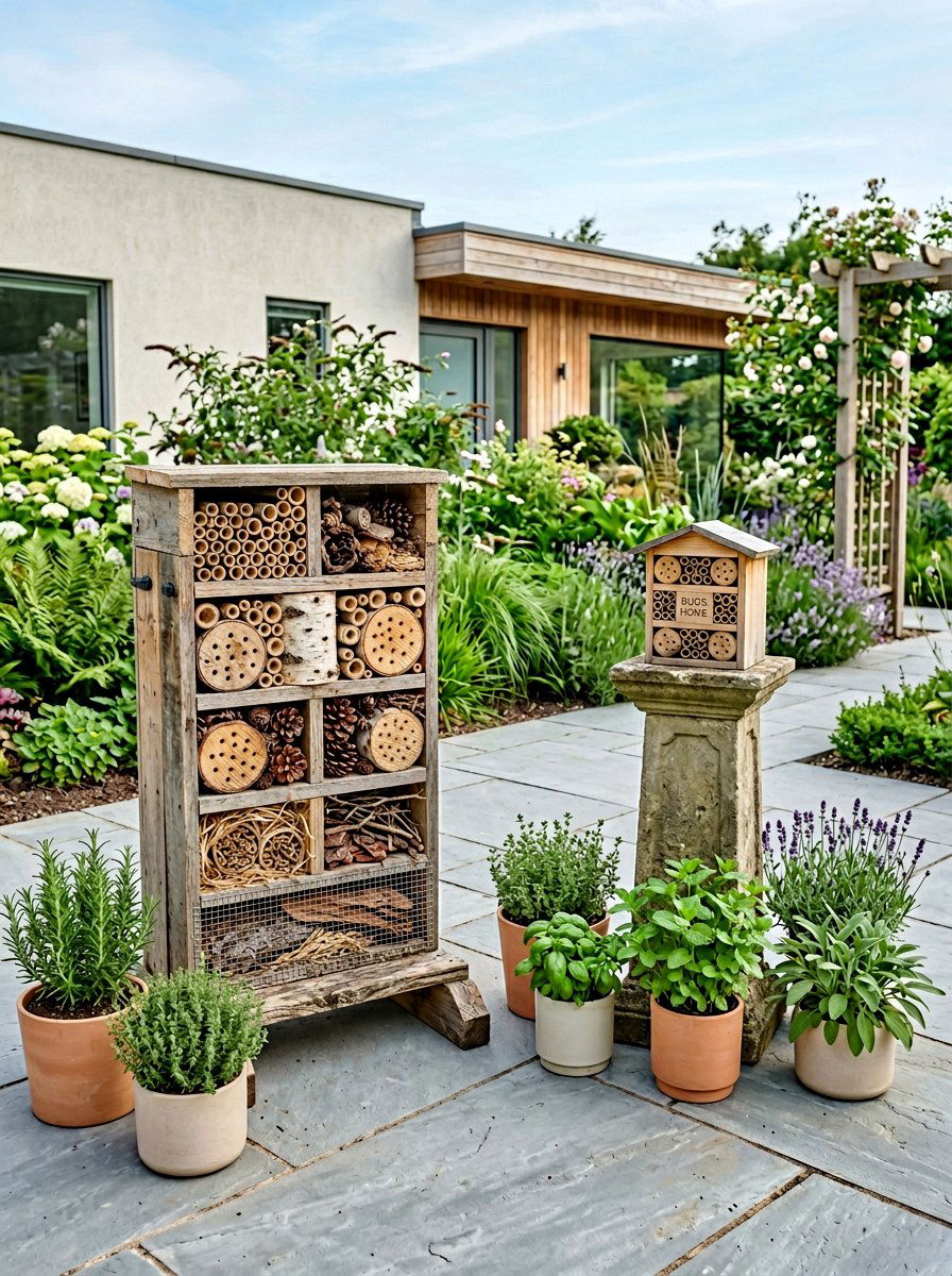 Small pallet insect house - 25 Pallet Insect Hotel Ideas