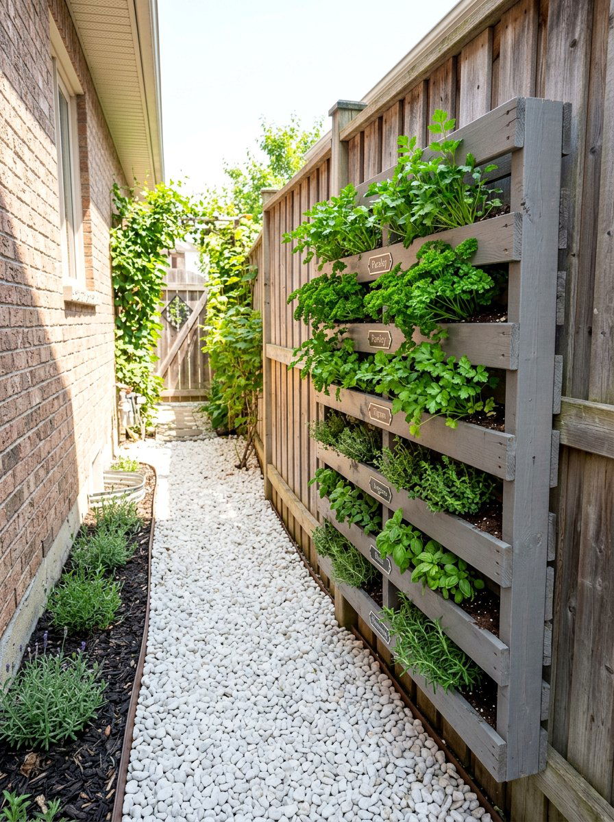 Small space pallet herb garden - 25 Pallet Vertical Herb Garden Ideas